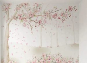 مدل کاغذ دیواری اتاق دخترانه لاکچری